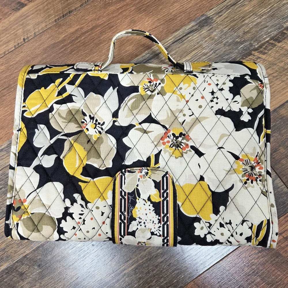 Vera Bradley Diaper Changing Pad Clutch, Dogwood Black Yellow Floral